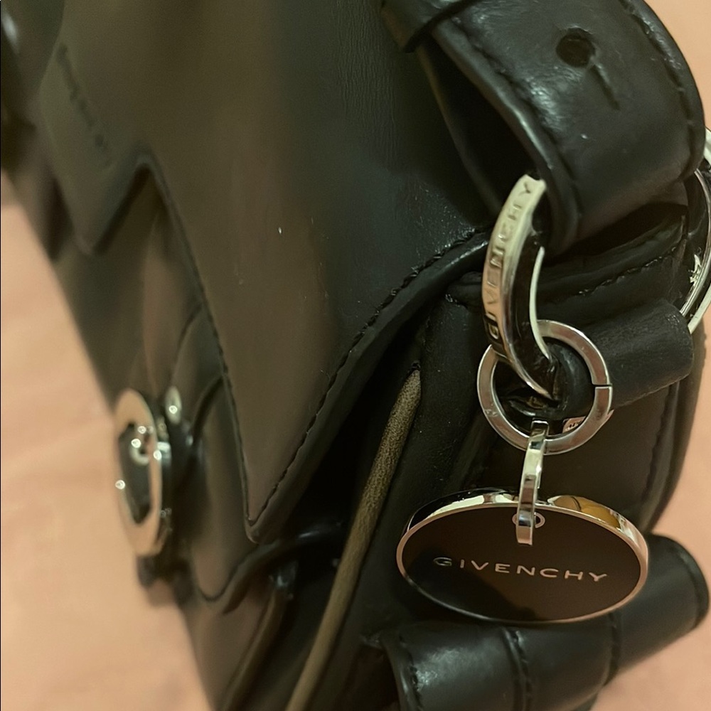 Givenchy Black Classic Shoulder Bag with Silver Accents - Picture 7 of 7